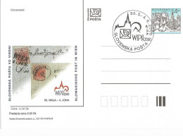 CDV 44 Slovakia WIPA 2000 Stamps On Stamps - Philatelic Exhibitions