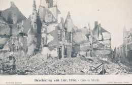 BESCHIETING VAN LIER 1914 =     GROOTE MARKT        2 SCANS - Lier