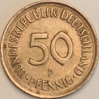 Germany Federal Republic - 50 Pfennig 1976 F, KM# 109.2 (#4735) - 50 Pfennig