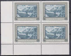 1972 , Mi 1391 ** (3) -  4er Block Postfrisch - 25 Jahre Verstaatlichte Elektrizitätswirtschaft - Covers & Documents