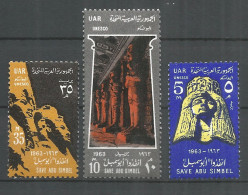 Egypt 1963 Year , Mint Stamps MNH (**) Michel # 704-706 - Ongebruikt