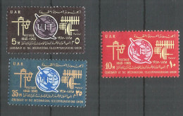 Egypt 1965 Year , Mint Stamps MNH (**) Michel # 790-792 - Ongebruikt