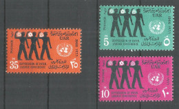 Egypt 1966 Year , Mint Stamps MNH (**) Michel # 825-827 - Nuovi