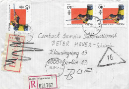 Postzegels > Europa > Polen >  Aangetekende Brief Met 3 Postzegels (18021) - Autres & Non Classés
