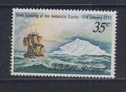 Norfolk Island 1973 Capt. Cook 1st Crossing Antarctic Circle  1v ** Mnh (59990C) - Norfolk Island