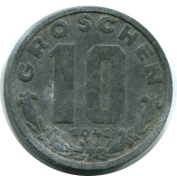 10 GROSCHEN 1949 ÖSTERREICH AUSTRIA Münze #BA177.D.A - Oesterreich