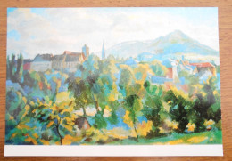 Carton De Vernissage  Peintre JL SCHIBI  Du 21 Octobre 1978 - Saverne Par Le Peintre En Verso - Alsace