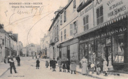 NOGENT-sur-SEINE (Aube) - Grande Rue Saint-Laurent - Grand Bazar National - Ecrit 1918 (2 Scans) - Nogent-sur-Seine