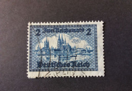 GERMANY ALLEMAGNE EMPIRE DEUTSCHES REICH 1923 CHATEAU DE WARTBURG CAT. YVERT N.249 - Usati