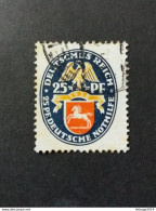 GERMANY ALLEMAGNE EMPIRE 1928 DEUTSCHES REICH BRUNSWICK MILLESIME CAT. YVERT N.419A WMK LAW DROIT - Used Stamps