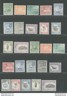 1953-63 ADEN, Stanley Gibbons N. 48-72, Serie Di 25 Valori - MNH** - Otros & Sin Clasificación