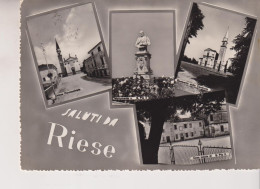 RIESE  TREVISO  SALUTI VEDUTE  VG  1956 - Treviso