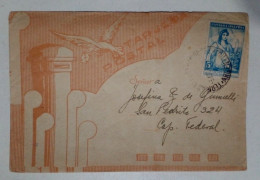 Argentine - Enveloppe Circulée Avec Timbres Sur Le Thème Des Oiseaux (1946) - Palomas, Tórtolas