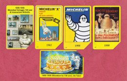 Italy, TELECOM- Michelin, Più Progrediamo Noi  Meglio Avanzate Voi- Magnetic Phone Cards Used By 5000 & 10000 Lire. - Public Advertising
