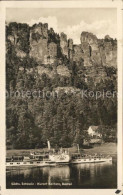 72120249 Rathen Saechsische Schweiz Dampfer Pirna Vor Der Bastei Rathen Kurort - Rathen