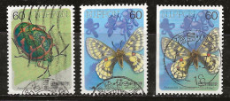 Japon 1986 N° Y&T : 1589,1390 Et 1590a Obl. - Used Stamps