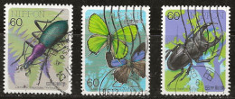 Japon 1986 N° Y&T : 1596,1398 Et 1599 Obl. - Used Stamps