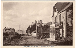 22 - B25781CPA - LANCIEUX - Descente à La Plage - Café - Très Bon état - COTES-D'ARMOR - Lancieux
