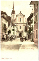 - B25307CPA - SCHWYZ - SUISSE - Gruss Aus - Eglise - Carte Pionniere - Parfait état - EUROPE - Schwytz