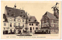 68 - B32332CPA - ALTKIRCH - Hotel De Ville Et Maison Renaissance - Parfait état - HAUT-RHIN - Altkirch