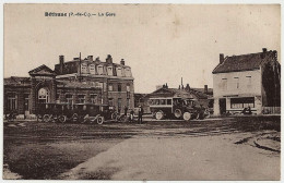 62 - B30565CPA - BETHUNE - La Gare - Autobus - Très Bon état - PAS-DE-CALAIS - Bethune