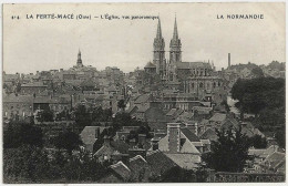 61 - B30503CPA - LA FERTE MACE - Eglise - Vue Panoramique - Parfait état - ORNE - La Ferte Mace