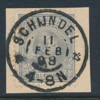 Grootrondstempel Schijndel 1898 - Emissie 1891 - Postal History