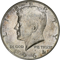 États-Unis, Half Dollar, Kennedy Half Dollar, 1964, U.S. Mint, Argent, SUP+ - 1964-…: Kennedy