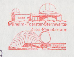 Meter Cover Germany 1988 Observatory Wilhelm Foerster - Zeiss Planetarium - Sterrenkunde