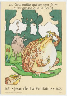 Postal Stationery France 1995 Jean De La Fontaine - The Frog And The Ox  - Contes, Fables & Légendes