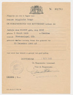 Gemeente Leges F 1.- Rotterdam 1949 / 10 F Belgie - Fiscale Zegels