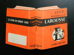 1959 NOUVEAU PETIT LAROUSSE ILLUSTRE               CALENDRIER - Kleinformat : 1941-60