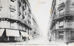 CPA. [75] > TOUT PARIS > N° 1741 - Rue Ernest-Renan à La Rue De Vaugirard - (XVe Arrt.) - 1913 - Coll. F. Fleury - TBE - District 15