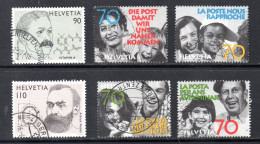 Switzerland, Used, 1997, Michel 1623 - 1624, 1625 - 1628 - Used Stamps