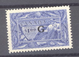 Canada  -  Service  :  Yv  27  * - Aufdrucksausgaben