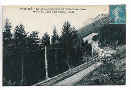 D 38 Cpa Dauphine La Ligne Electrique Du Villard De Lans Route De Lans A St Nizier Ecrite 1926 N0175 - Villard-de-Lans