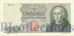 ITALIA - ITALY 5000 LIRE 1968 PICK 98b AXF - 5.000 Lire