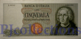 ITALIA - ITALY 5000 LIRE 1964 PICK 98a AU+ - 5000 Liras