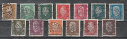 1926 - REICH   Mi No 410/422 - Gebraucht