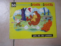 SYLVAIN ET SYLVETTE ALBUM NOUVELLE SERIE FLEURETTE N°58 LES AS DU LASSO - Sylvain Et Sylvette