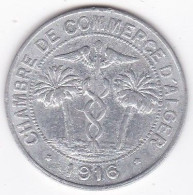 Chambre De Commerce D’Alger , 10 Centimes 1916 , En Aluminium, Lec# 135 - Algérie