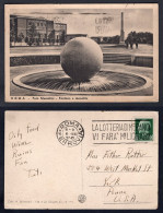 Italy ROMA 1937 Foro Mussolini. Fontana E Monolite. Sphere  (h3598) - Plaatsen & Squares