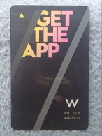 HOTEL KEYS - 2689 - WESTIN HOTELS - GET THE APP - Chiavi Elettroniche Di Alberghi