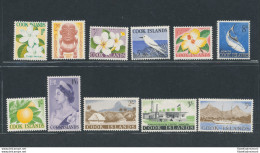 1960 COOK ISLANDS, Stanley Gibbons N. 163/73 - Serie Di 11 Valori - MNH** - Autres & Non Classés