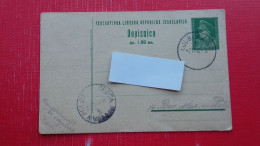 Dopisnica FLRJ(Tito) 1.50 Din.Ljubljana.Devica Marija V Polju - Lettres & Documents