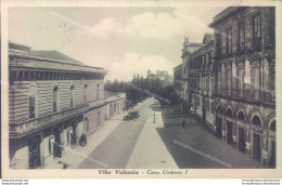 Ag278 Cartolina Vibo Valentia Citta' Corso Umberto I 1937 - Vibo Valentia