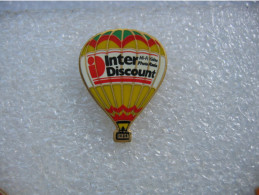 Pin's Montgolfière Inter Discount - Luchtballons