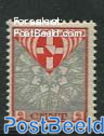 Netherlands 1926 2+2c, Vertical WM, Stamp Out Of Set, Mint NH - Ungebraucht