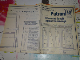 Patron Les Doigts D'or N 48 Chemises De Nuit à Plastron Ouvragé - Patterns