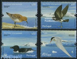 Portugal 2008 Int. Polar Year, Birds 4v, Mint NH, Nature - Science - Animals (others & Mixed) - Birds - The Arctic & A.. - Neufs